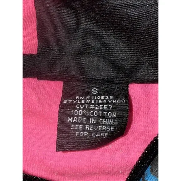 LA Kitty Womens Full Zip Graphic Hoodie Zip Sweatshirt Graphic Small - Picture 4 of 6